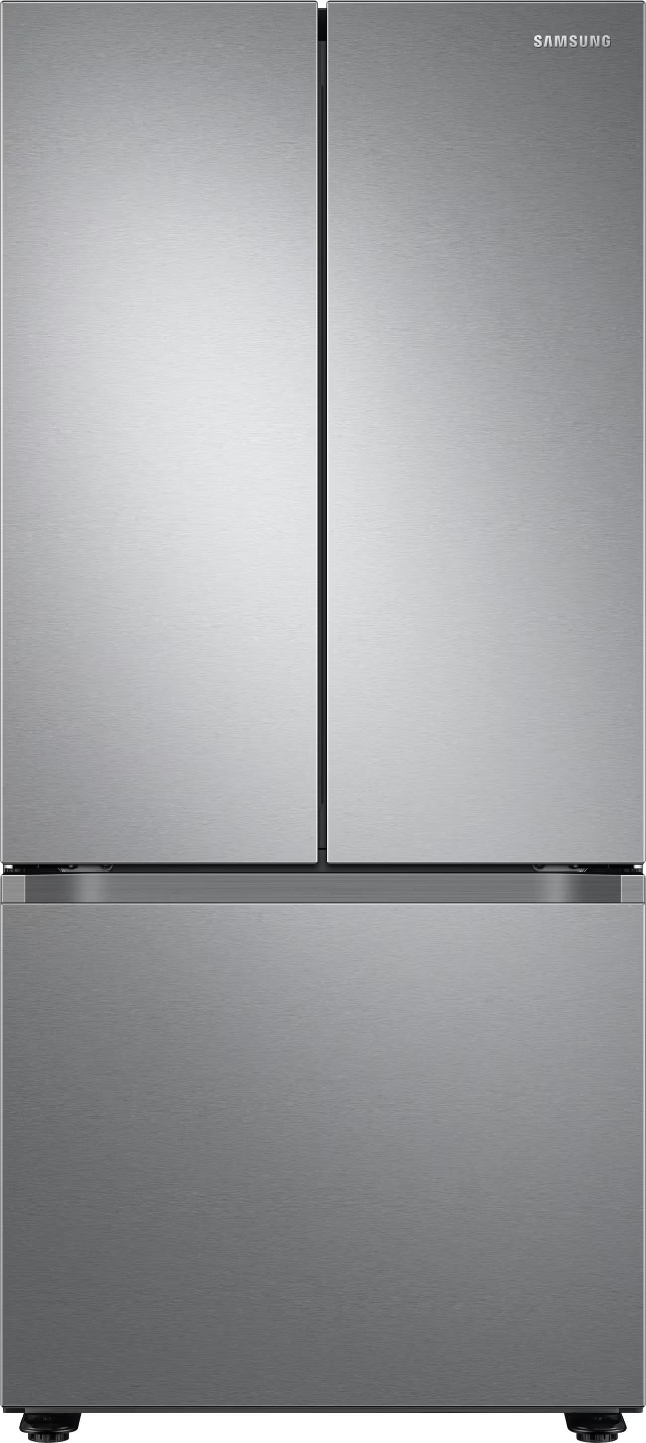 Samsung 22 cu. ft. 3-Door French Door Smart Refrigerator with All-Around Cooling Stainless Steel ... | Best Buy U.S.