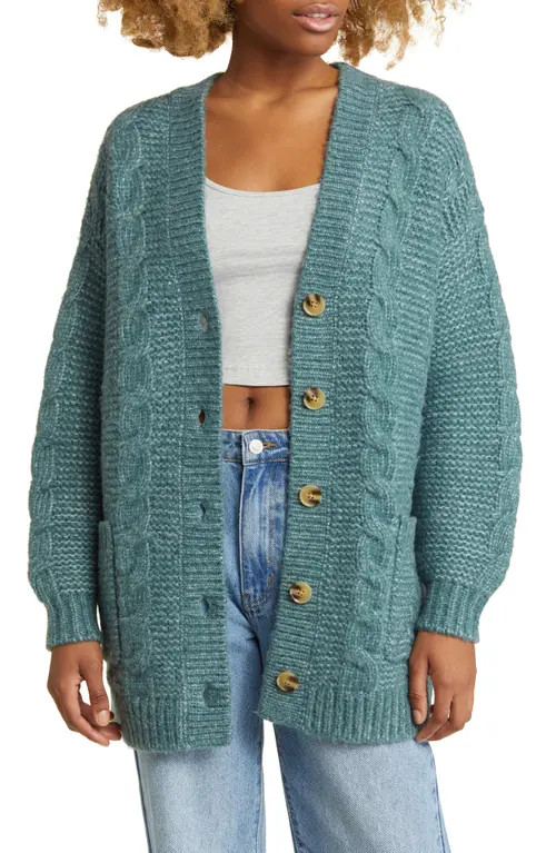 V-Neck Oversize Cardigan | Nordstrom