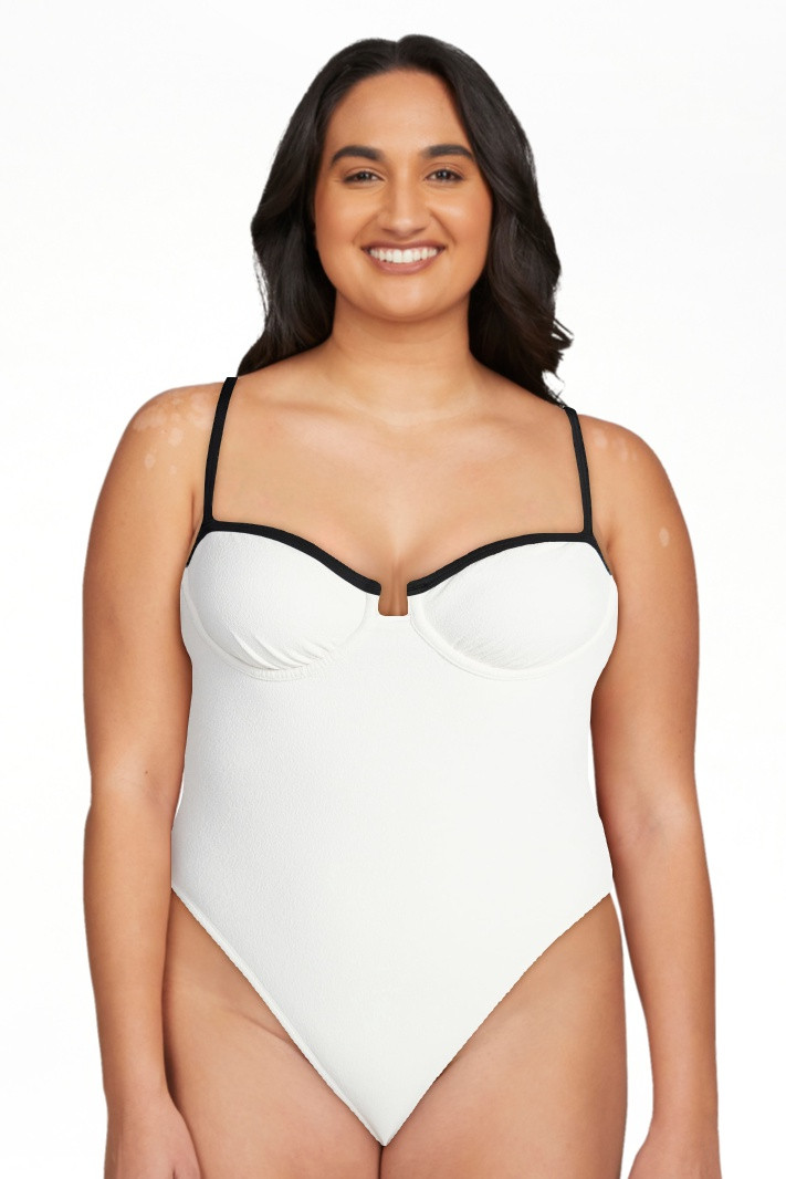 Time and Tru Women's and Women's Plus Size Underwire One Piece Swimsuit, Sizes XS-3X | Walmart (US)
