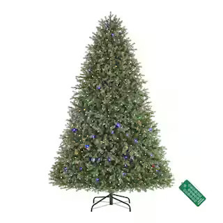 Home Decorators Collection 7.5 ft. Pre-Lit LED Ashton Balsam Fir Artificial Christmas Tree 22LE31... | The Home Depot