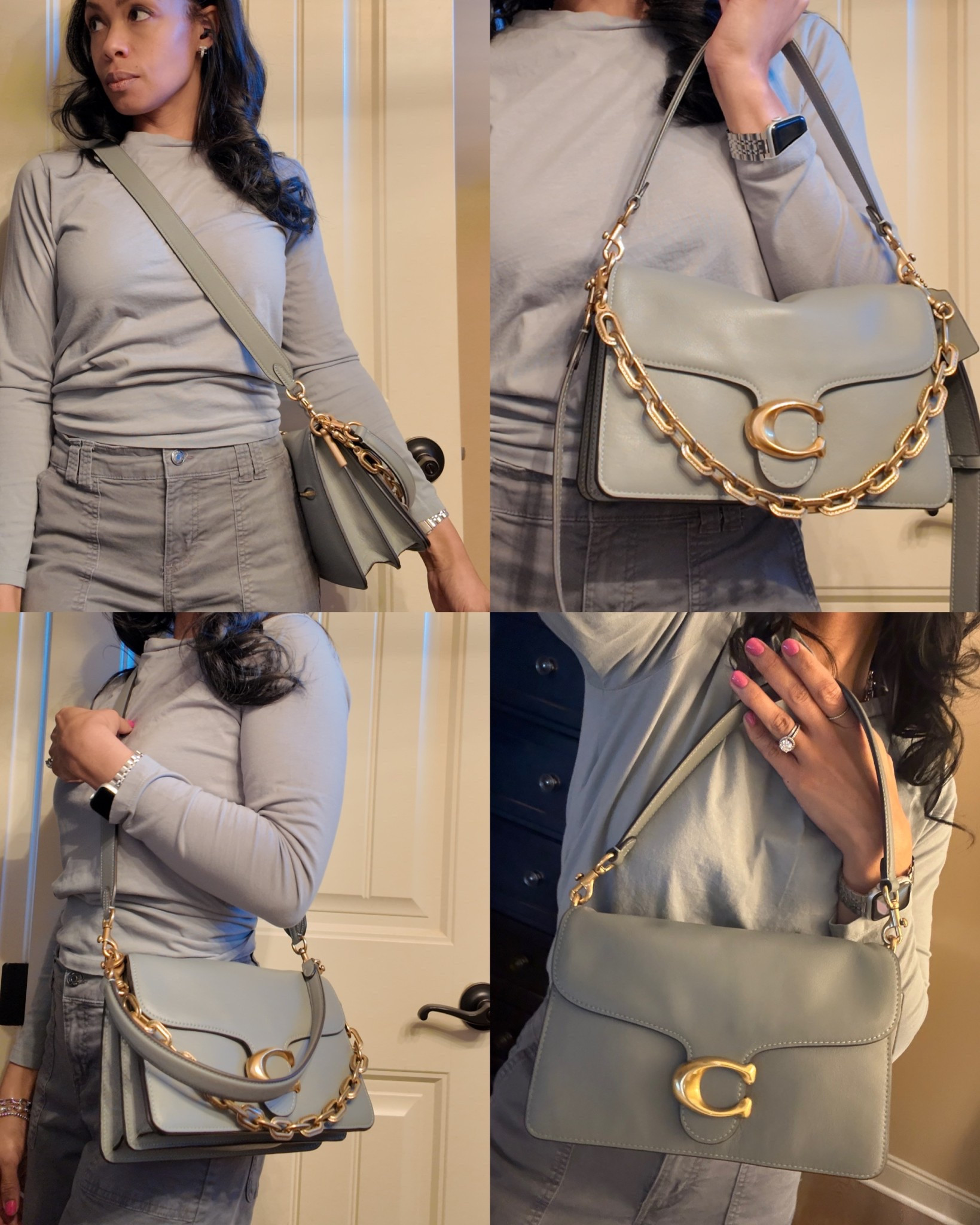 One of my favorite colors from 2025 is Sage from Coach. I wish there were more pieces in this neutral color.

#LTKdayinmylife