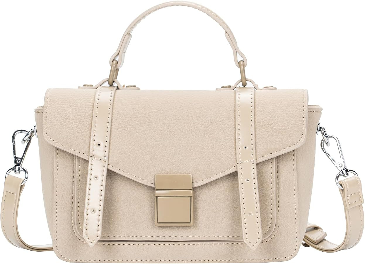 ALEX&MIA Women's Small Top-Handle Handbag \u2013 Mini Satchel, Versatile Crossbody & Shoulder Bag... | Amazon (US)