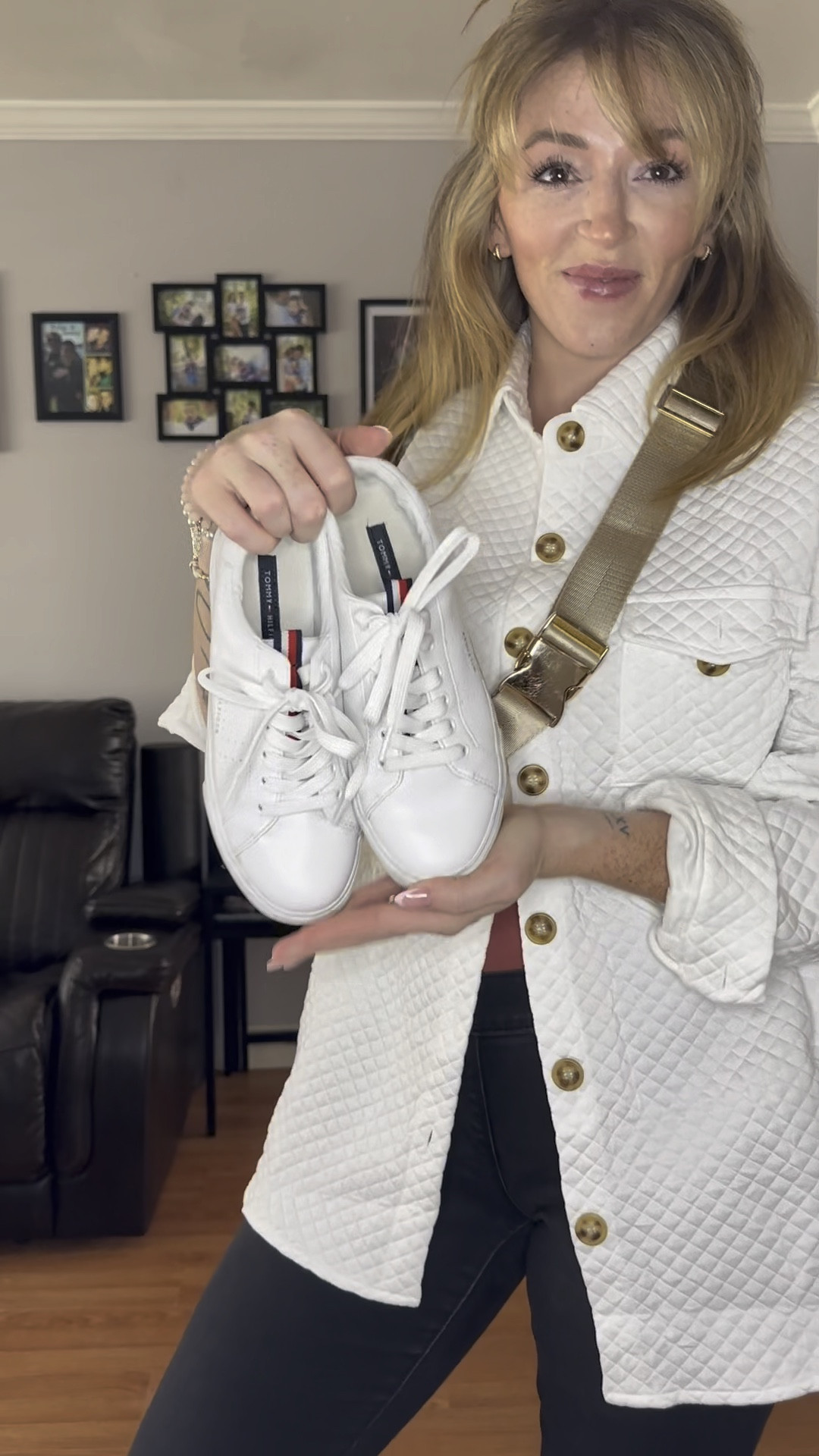 Day 4 | Galentine’s outfit

Casual but cute! 🥰 
Wearing a small in bodysuit and jacket. Pants are size 27 and shoes are a size 6.

#LTKVideo #LTKMostLoved #LTKstyletip