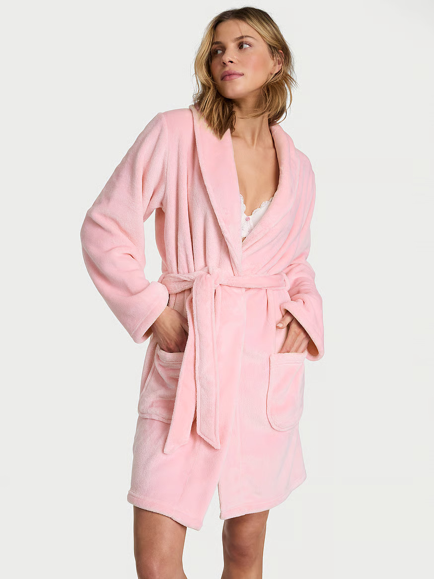 Buy Cozy Plush Robe, Print - Order Robes online - Victoria's Secret US | Victoria's Secret (US / CA )
