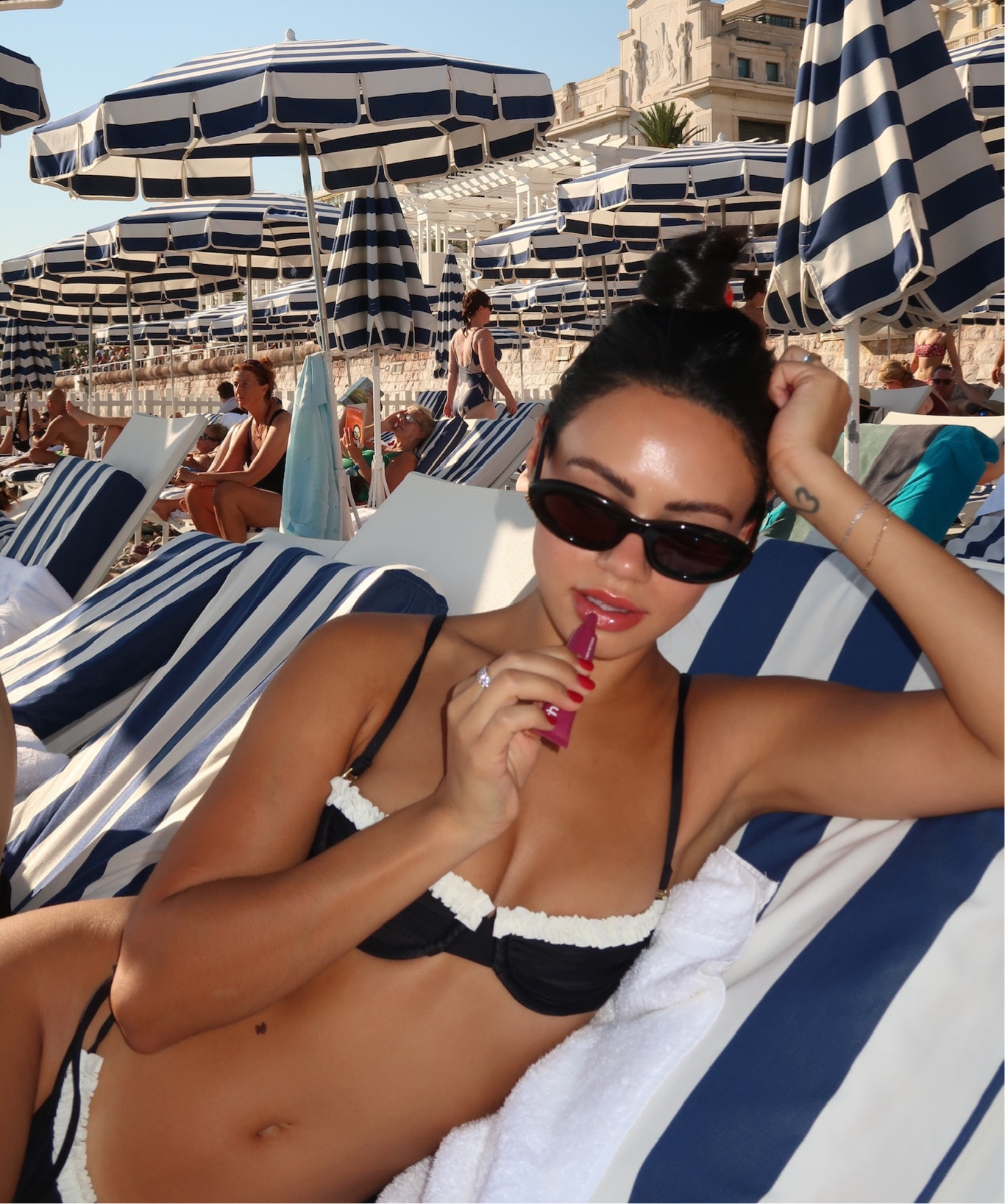 cat eye sunnies, rhode tinted lip balm and Archie swim bikini (sold out - linked similar) 

#LTKtravel #LTKswim #LTKaustralia