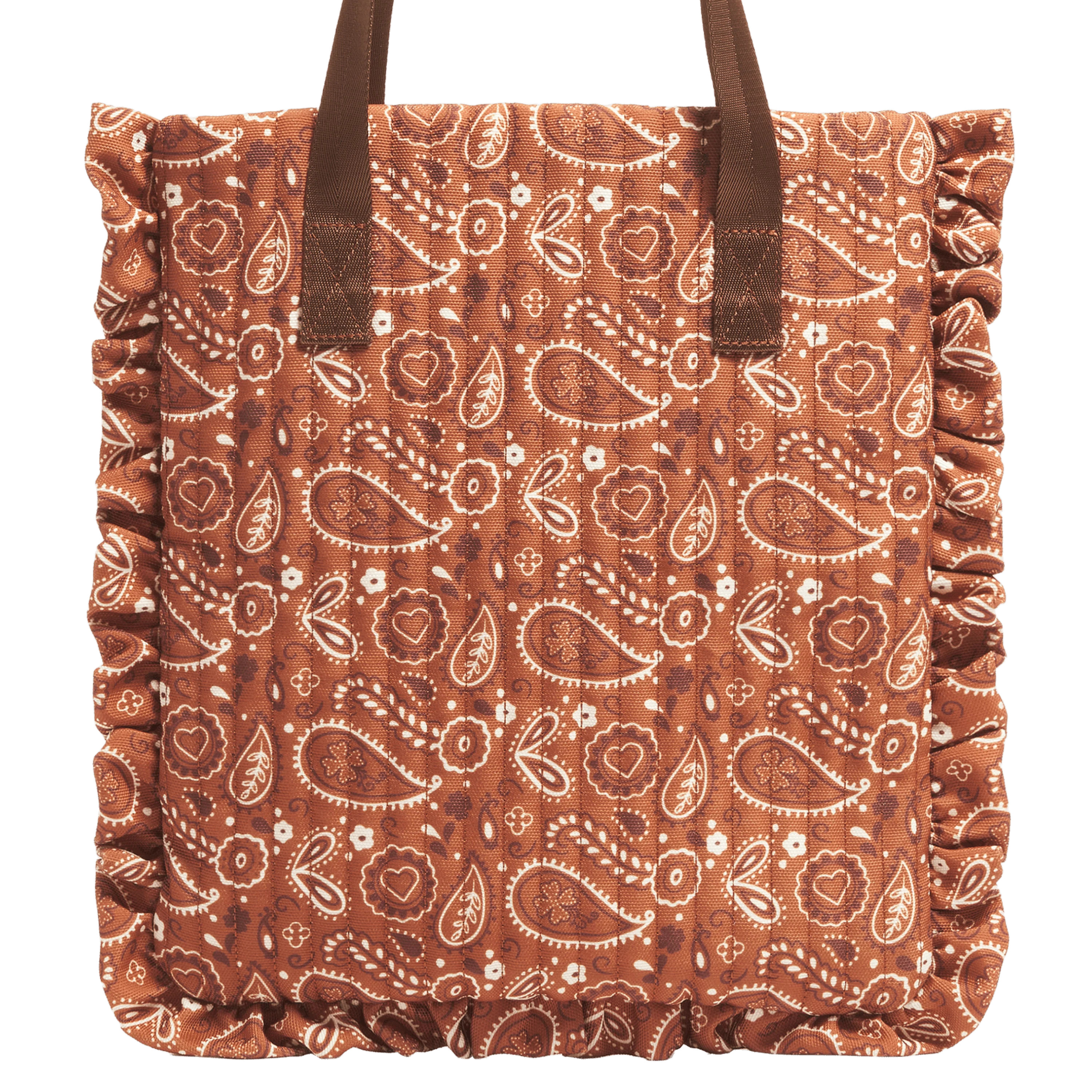 Ruffle Tote Bag by Stoney Clover Lane Saddle Up Paisley Nylon | Stoney Clover Lane