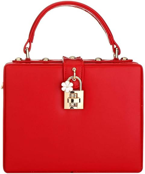 Box Bag Crossbody Bag for Women Top Handle Tote Shoulder Satchel Bag Handbags Clutch Purses | Amazon (US)