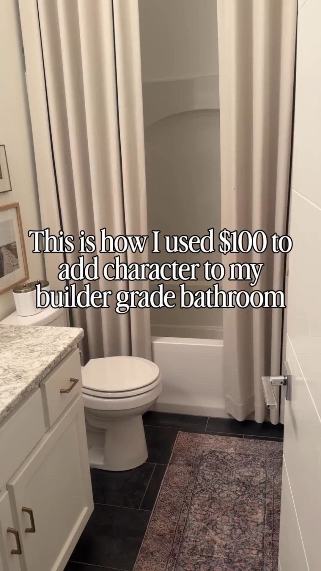 DIY home upgrade that instantly adds character—no power tools needed 🙌

Using premade wall moulding, a little adhesive, and swapping in cute outlet plates completely transformed this space on a budget. I even had Lowe’s cut my chair rail to size, then used Liquid Nails to glue everything right to the wall. 

If you’ve been wanting that designer wall look without the cost or tools, this is it.
✨Follow along for more affordable home decor & DIY ideas 

#diyhomeprojects #wallmoulding #homedecorideas #budgetdecor #diydecor homeimprovement interiordesignideas affordabledecor renterfriendly homehacks modernhome decorinspo lowesfinds bathroom Reno adding character

#LTKHome #LTKSeasonal