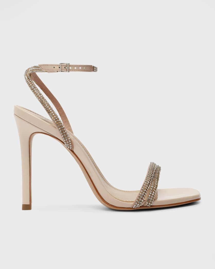 Altina Glam Crystal Ankle-Strap Sandals | Neiman Marcus