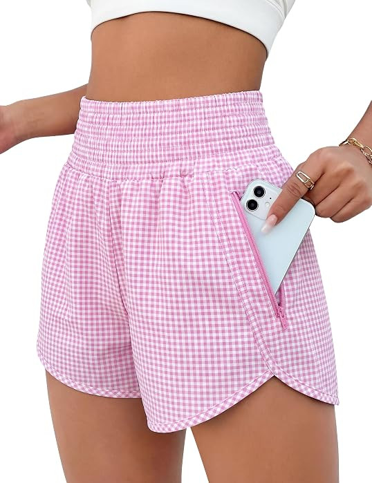BMJL 2.5" Athletic Shorts for Women Comfy High Waisted Short with Pocket | Amazon (US)