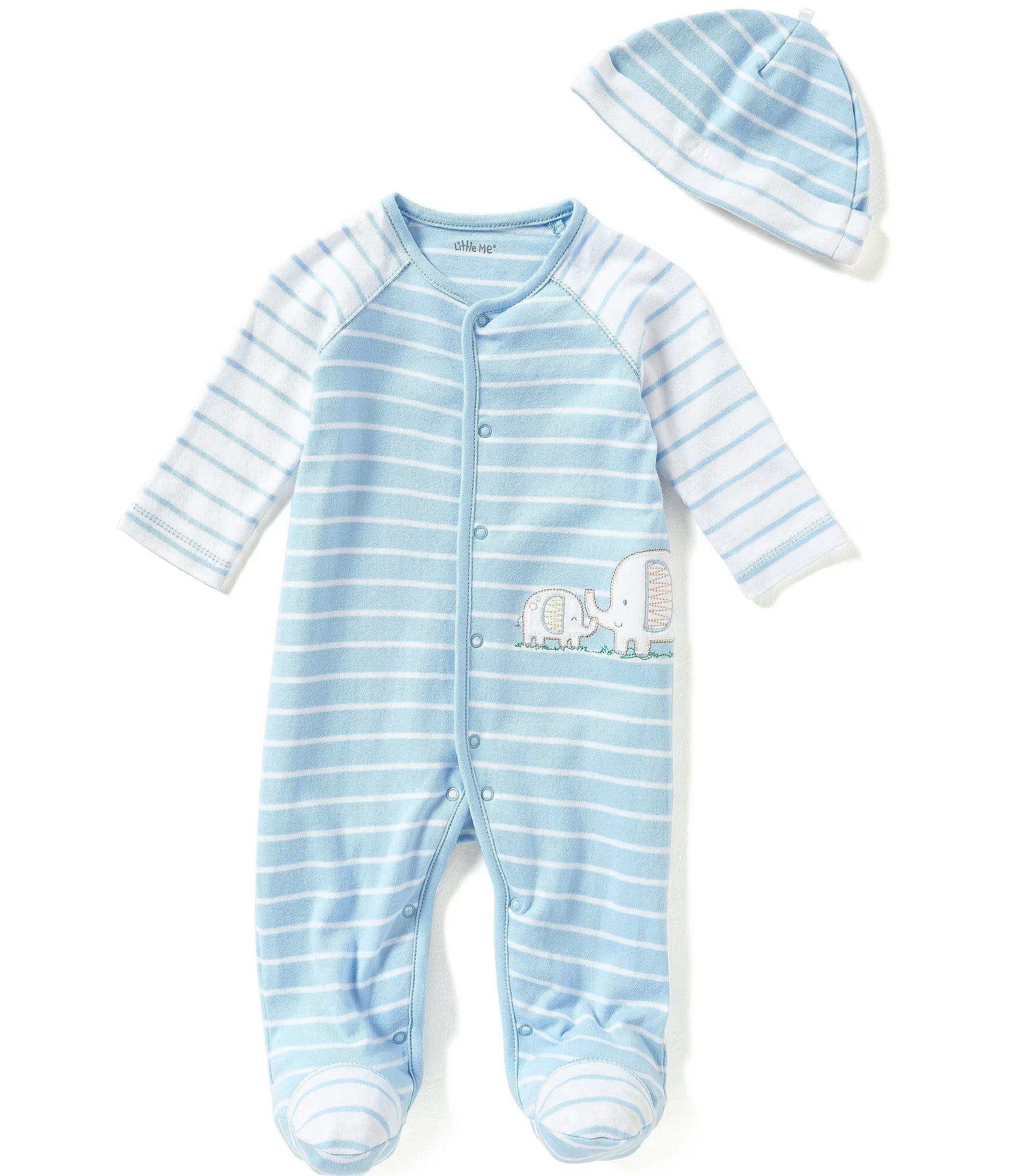 Baby Boys Preemie-9 Months Elephants Footed Coverall | Dillards