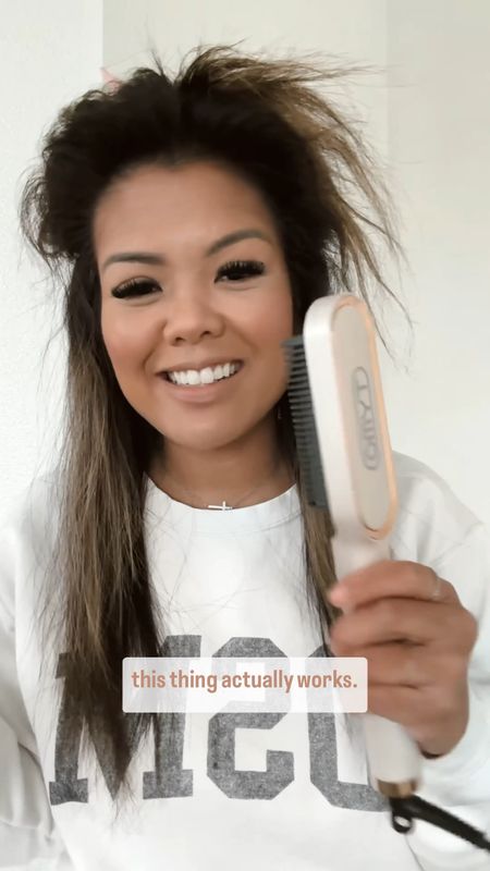 This thing actually works!! Amazon find - hair straightener brush - dark hair - asian - Filipina - hair tool - Amazon deal - Amazon beauty - Amazon must have

#LTKbeauty #LTKsalealert #LTKVideo