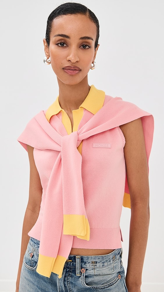 Knitted Tie Scarf Top and Polo | Shopbop