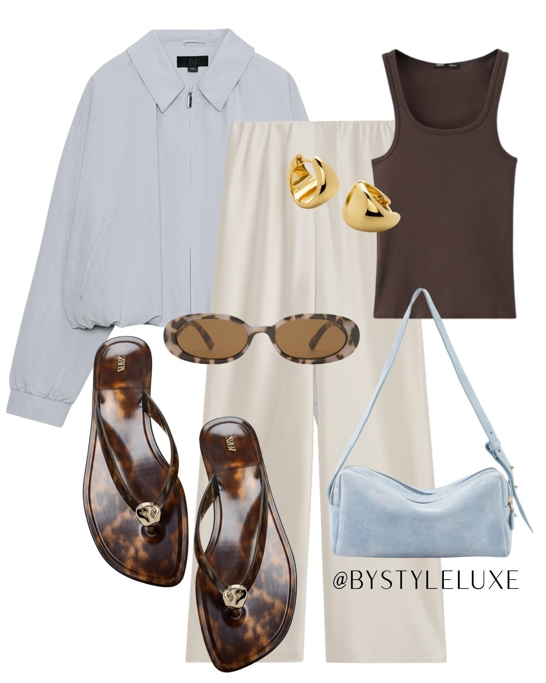 SPRING TROUSERS - Styling satin trousers for spring with a blue @Zara jacket and these gorg jelly sandals 

#satin #jacket #springoutfit

#LTKspring #LTKsummer #LTKuk