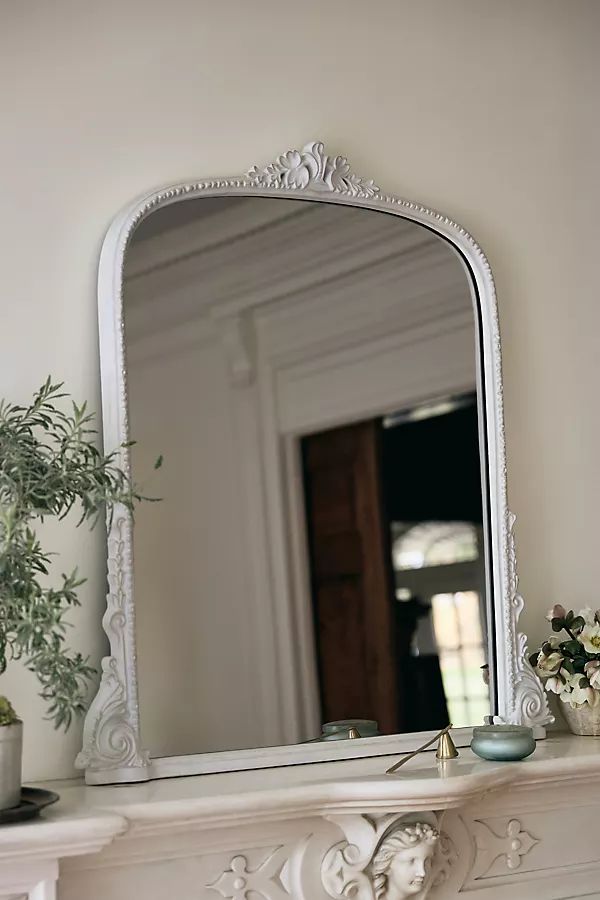 Gleaming Primrose Mirror By Anthropologie in White Size S | Anthropologie (US)