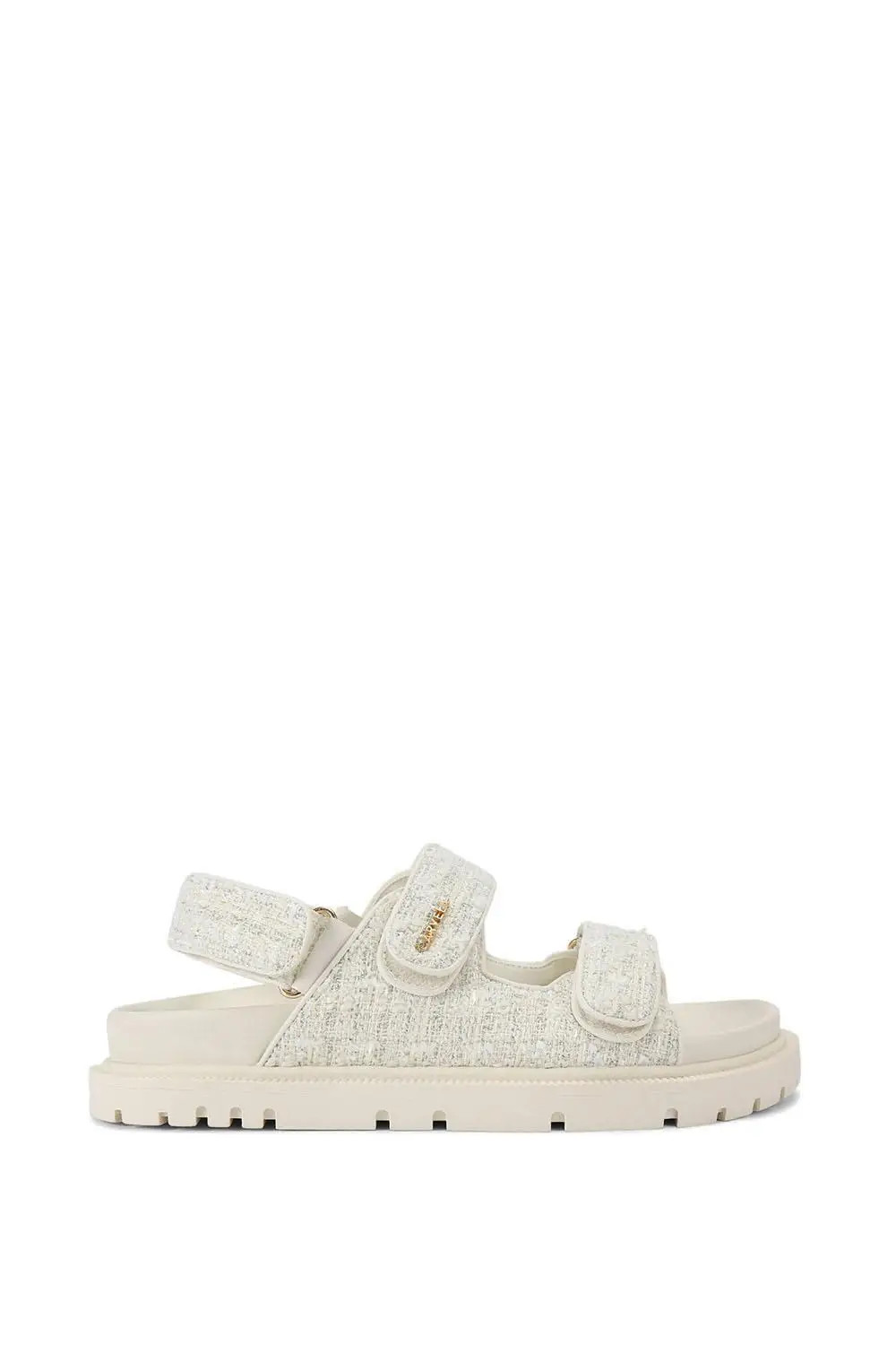 Cream Carvela 'Rosa Sandal' Fabric Sandals | Debenhams | Debenhams UK