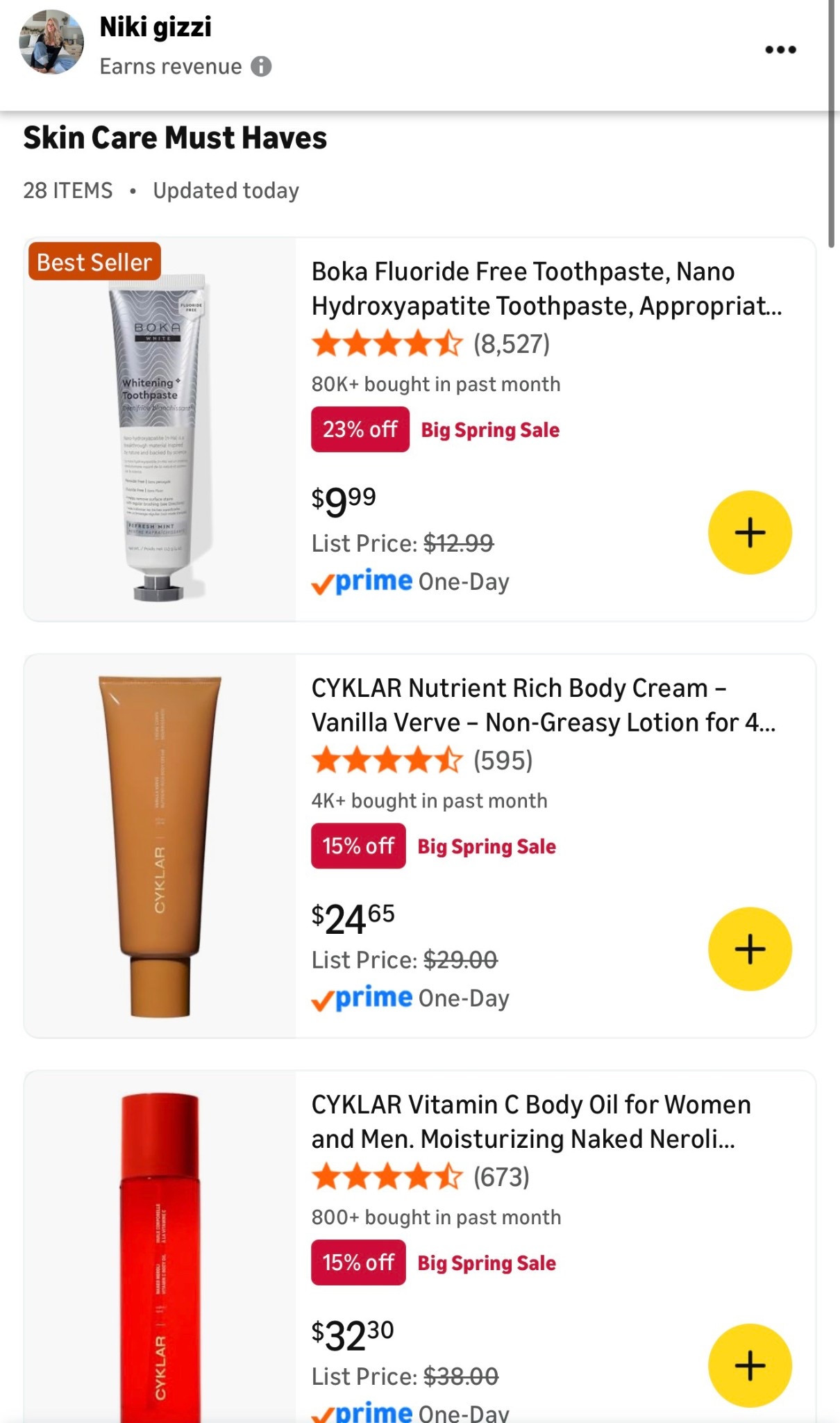 Self care must haves! #amazonspringsale

#LTKgrwm #LTKvlog #LTKselfcare