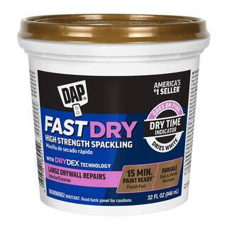 Fast Dry with Dry Dex 32 oz. High Strength Interior/Exterior Spackling Paste | The Home Depot