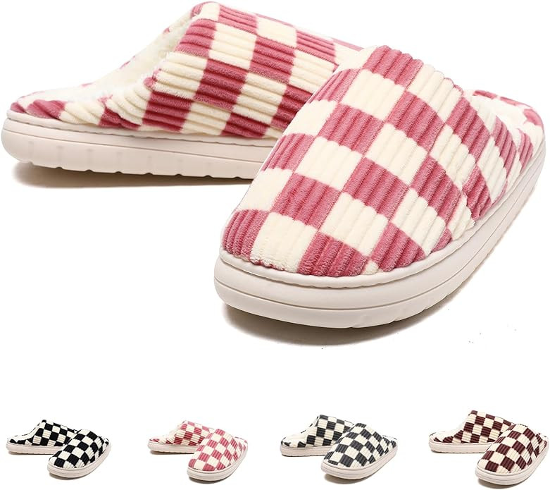 Guyarns House Slippers for Women,Fuzzy Mens Slippers,Casual House Shoes Memory Foam Womens Slippe... | Amazon (US)