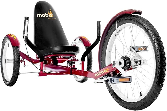 Mobo Triton Pro Adult Tricycle for Men & Women. Beach Cruiser Trike. Pedal 3-Wheel Bike | Amazon (US)