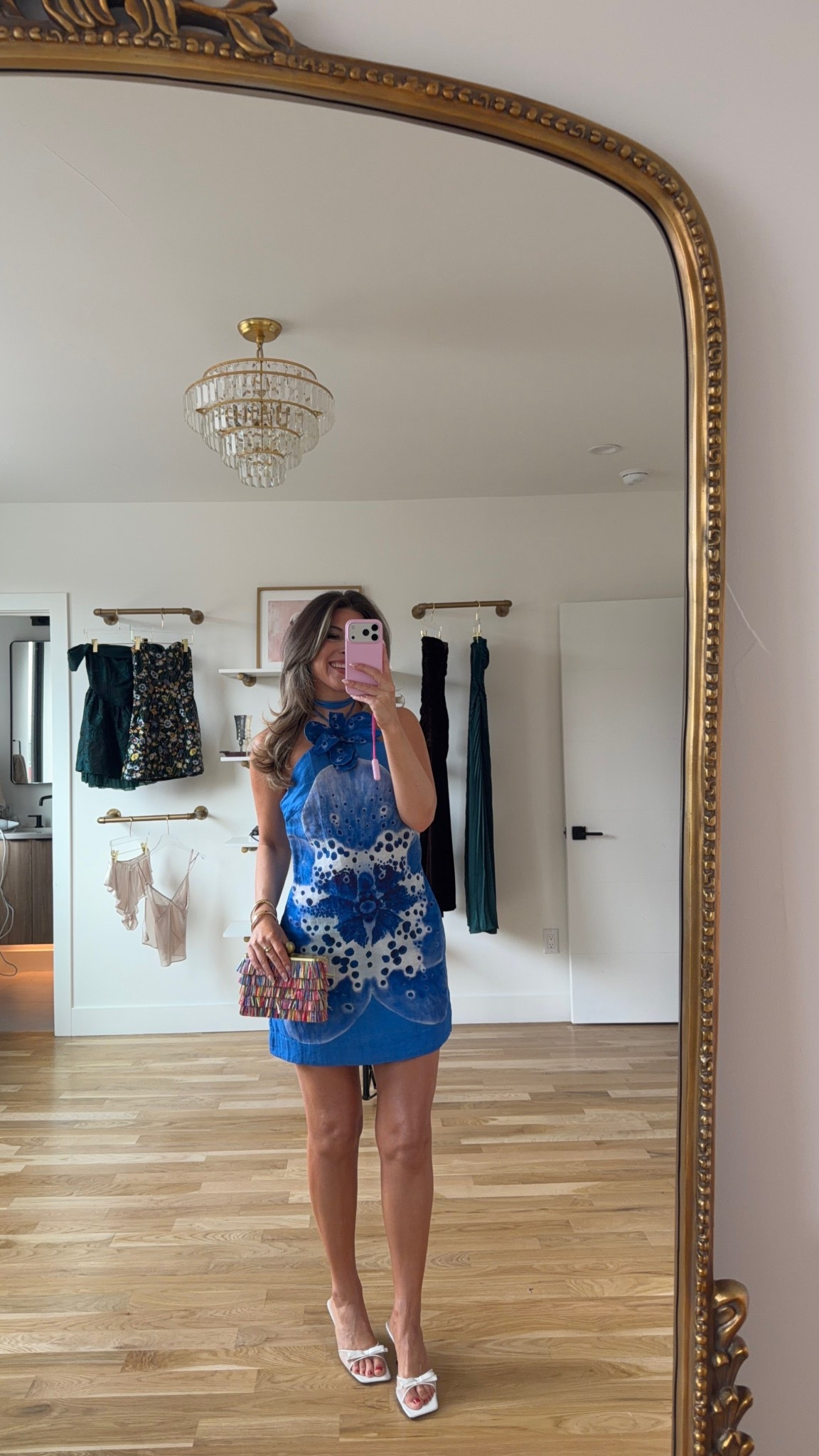 Blue floral halter resortwear cocktail event dress 

Electric picks code: emerson20
Vici code: emerson30

Sized up to a 4 in this dress. 

Floral
Cocktail
Summer
Destination
Wedding guest
Summer party
Resortwear 

#LTKgrwm #LTKWedding #LTKTravel