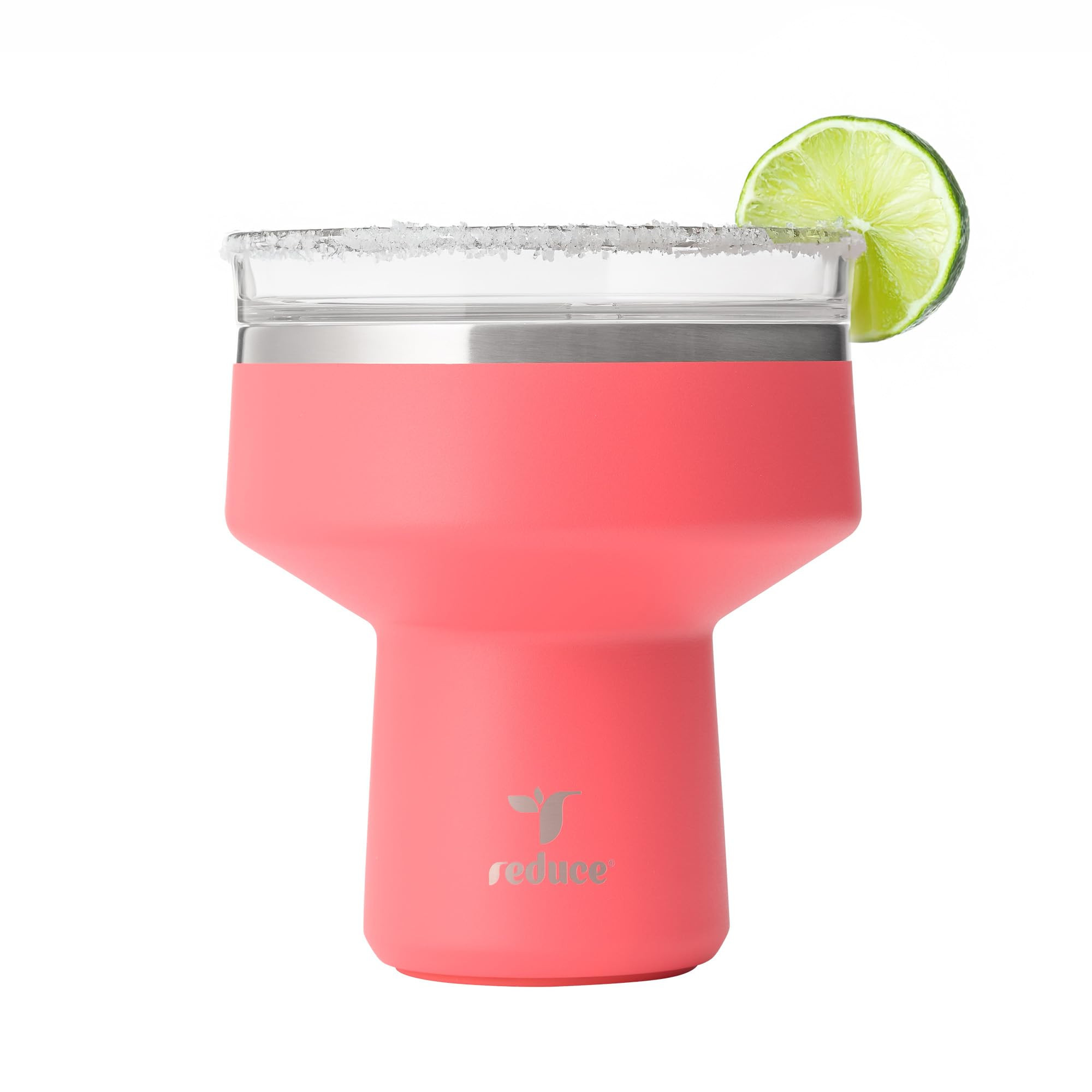 REDUCE Saltini 16 oz Cocktail Tumbler - Insulated Margarita Tumbler with Lid - Keeps Drinks Cold ... | Amazon (US)