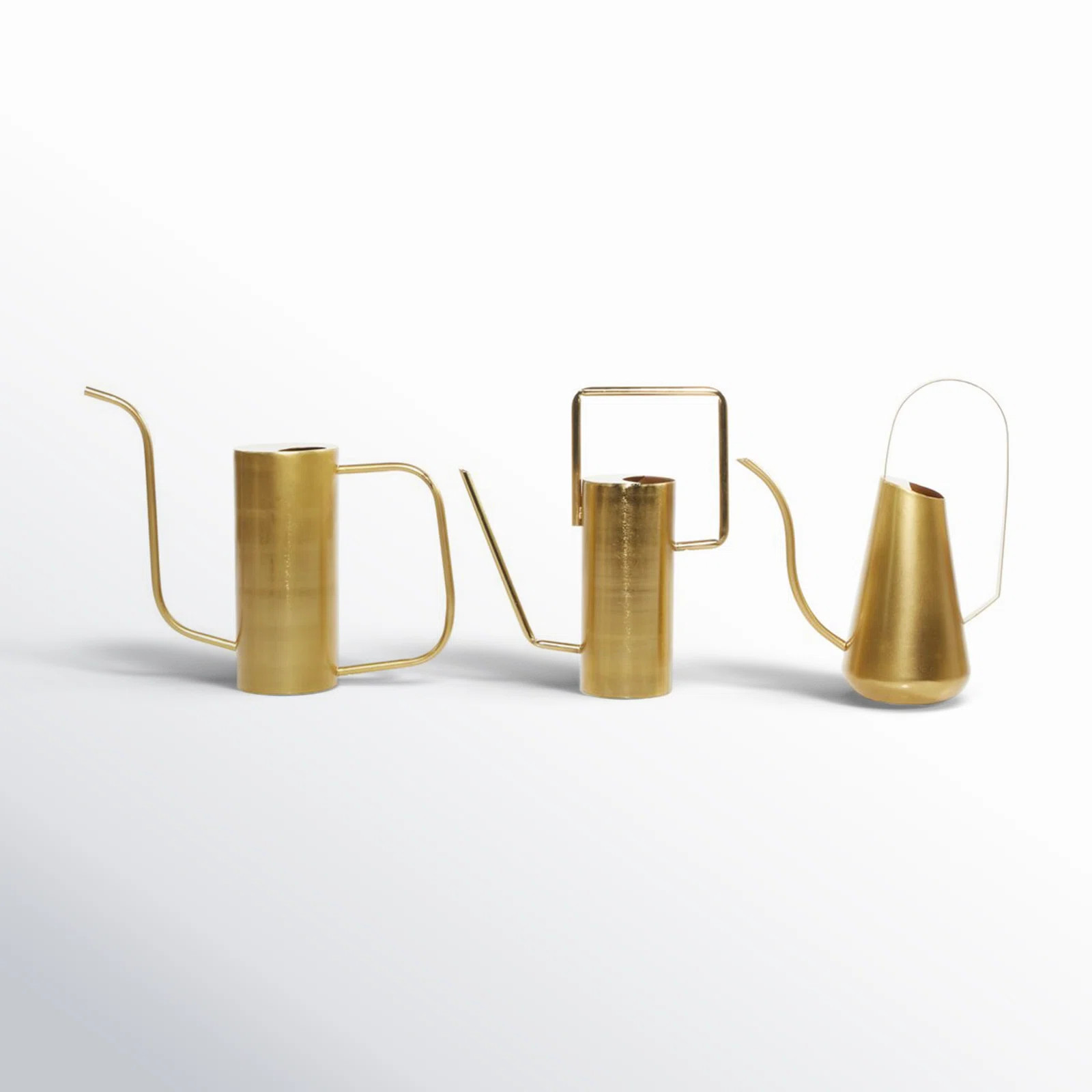 3 Piece Metal Watering Can Indoor Outdoor Planter Set | AllModern