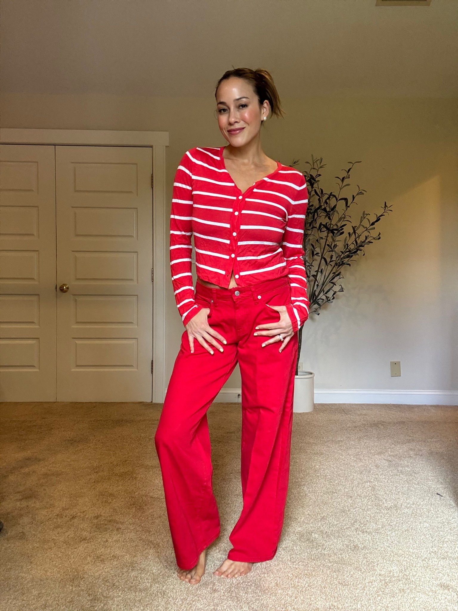 Red hot finds at target❤️🔥Wearing a size small and the cardigan and size 4 in the pants. Both are so comfortable.

#LTKSummerEdit #LTKStyleTip #LTKFindsUnder50