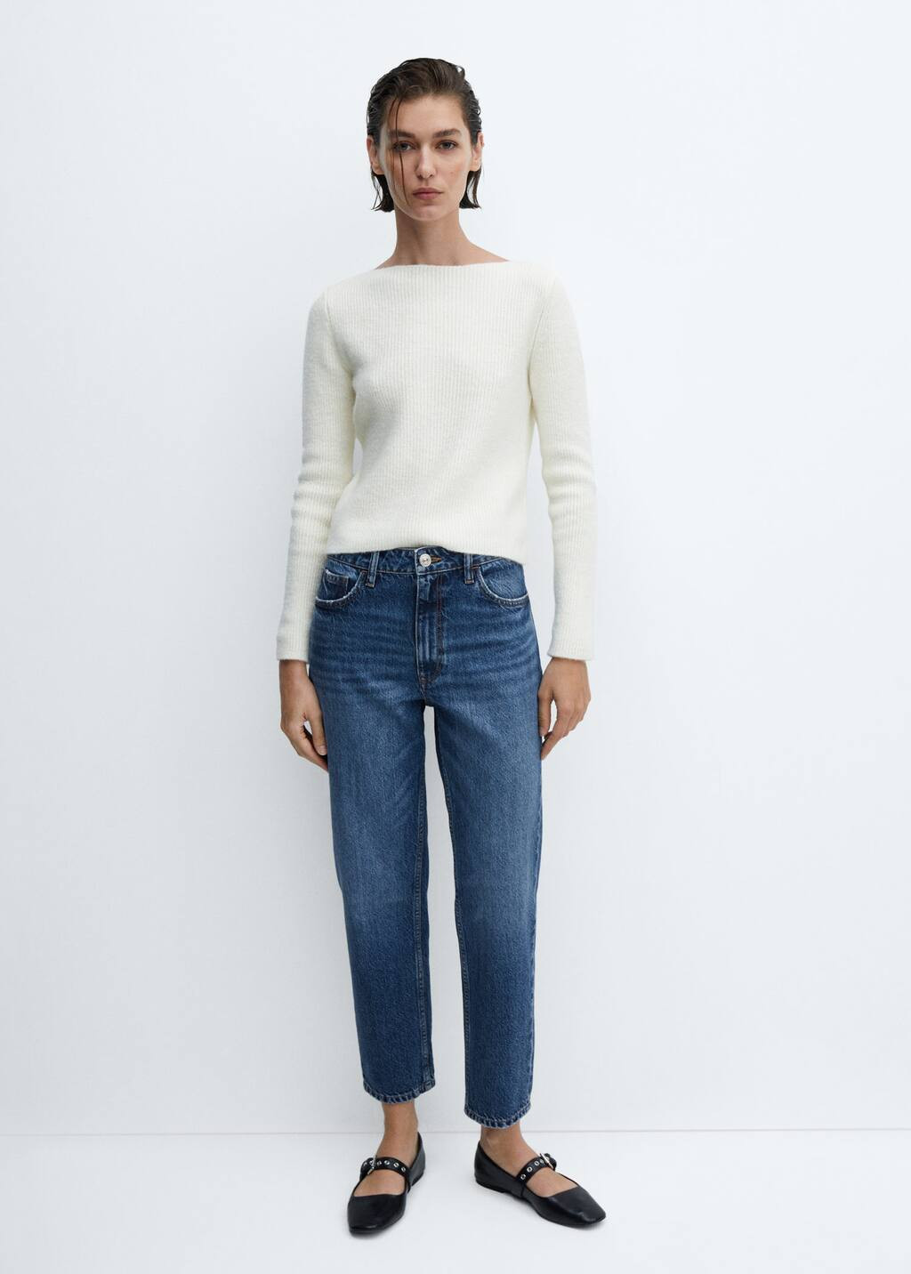 Mom high-waist jeans | MANGO (US)