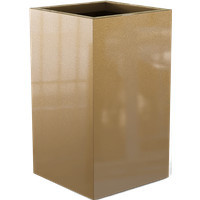 Darwin Tall Rectangular Planter - 72" x 24" x 42" - Gold (Metallic Gloss) - GMG | Jay Scotts | Plant Addicts