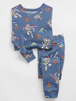 babyGap | Disney Pixar Buzz Lightyear 100% Organic Cotton PJ Set | Gap Factory