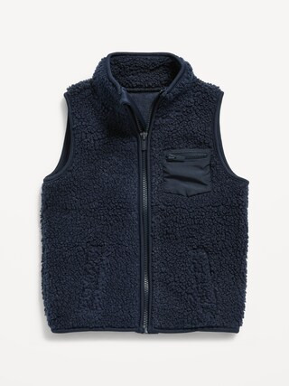Sherpa Zip Vest for Toddler Boys | Old Navy (US)