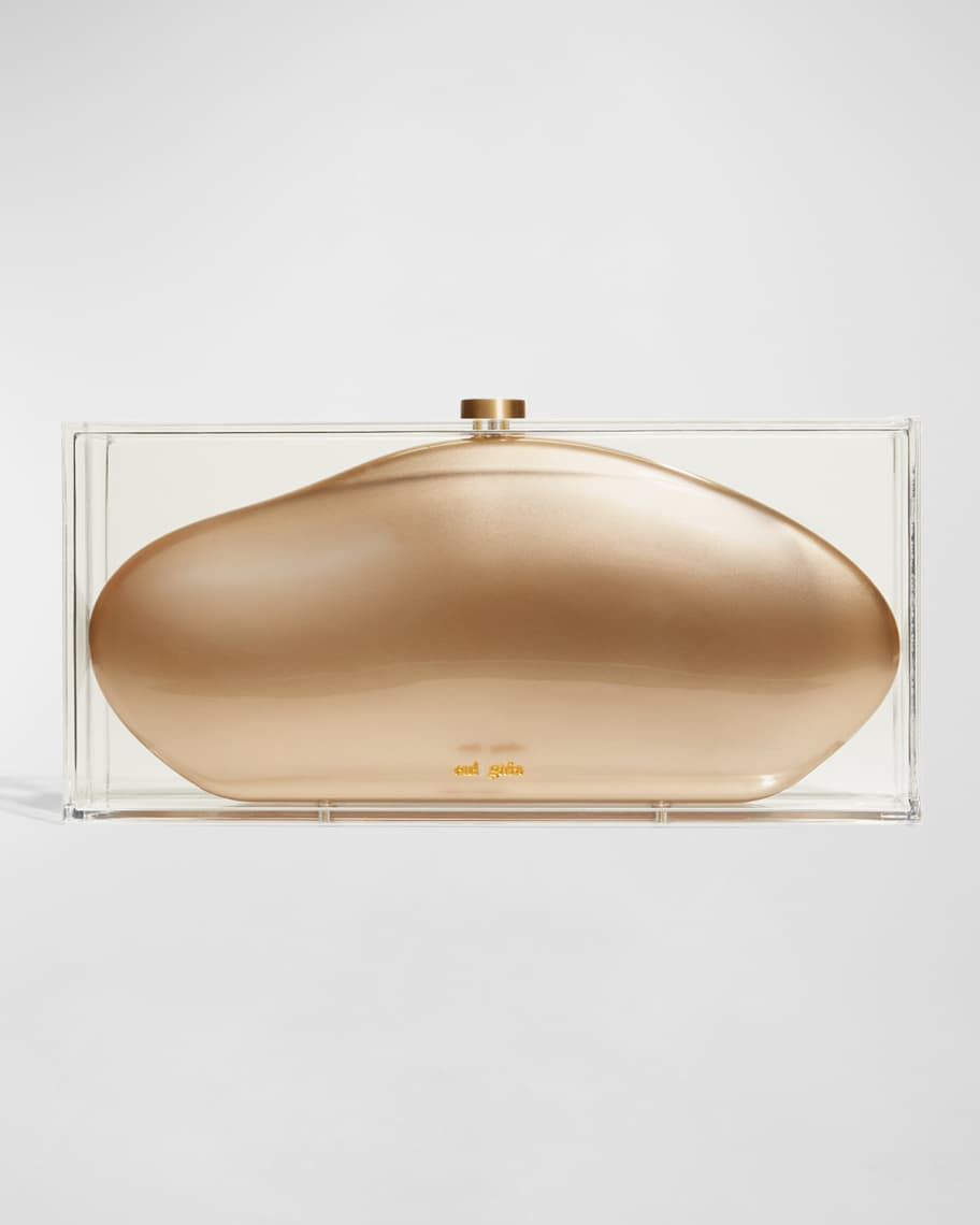 Annika Clear Acrylic Clutch Bag | Neiman Marcus