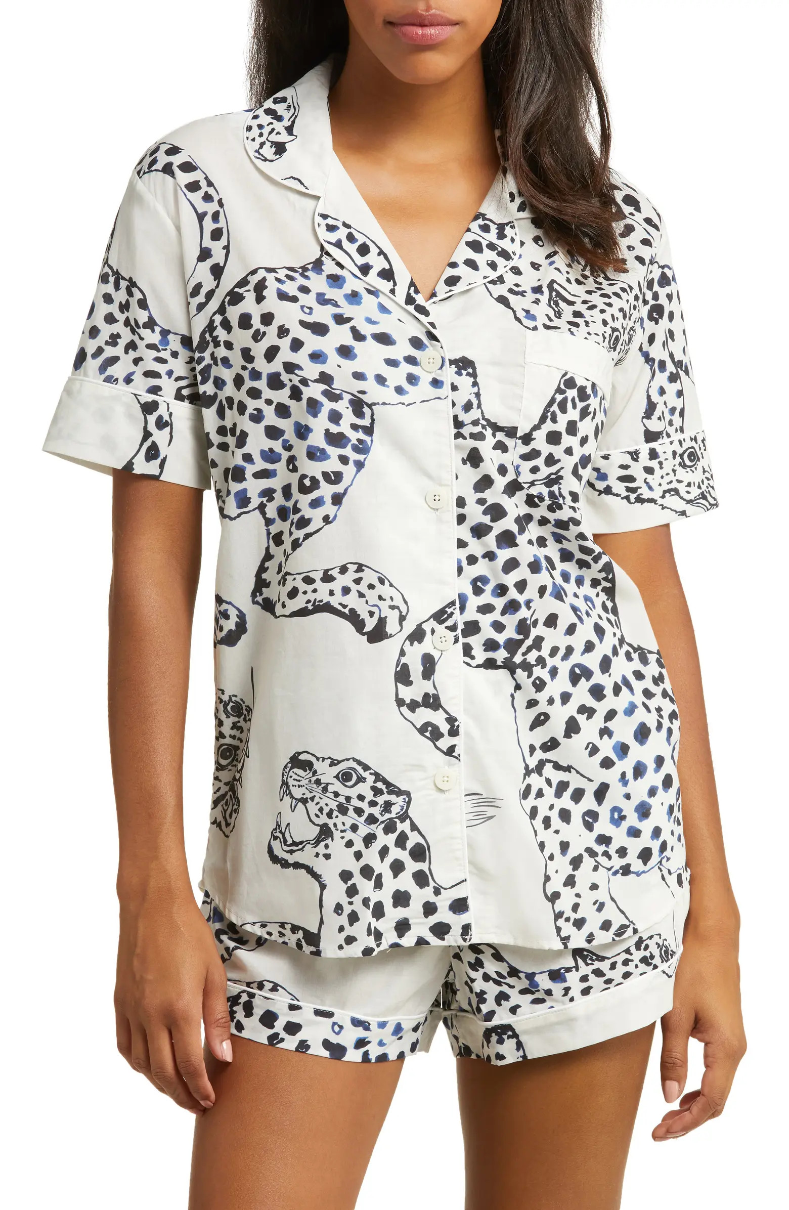 Print Cotton Short Pajamas | Nordstrom