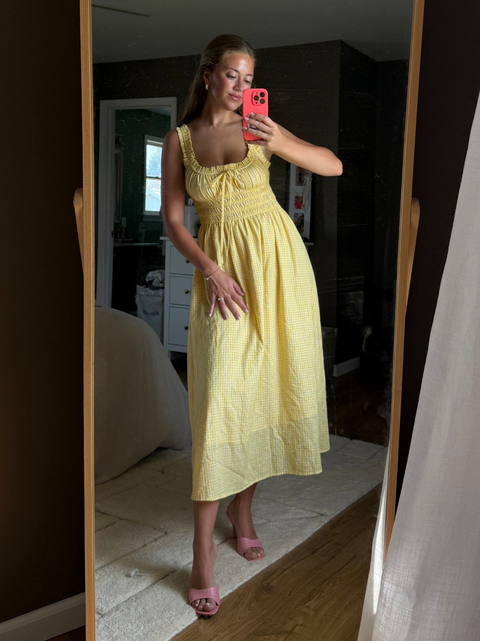 The perfect linen butter yellow summer dress 💛 it’s comfortable, thick enough that you don’t have to wear a bra but light enough that it’s cool for a hot summer day. Would be so cute for a bridal or baby shower but I just wore it casually. I love that you can dress it up by pairing it with heels or dress it down with sandals! 

#LTKParties #LTKSaleAlert #LTKStyleTip