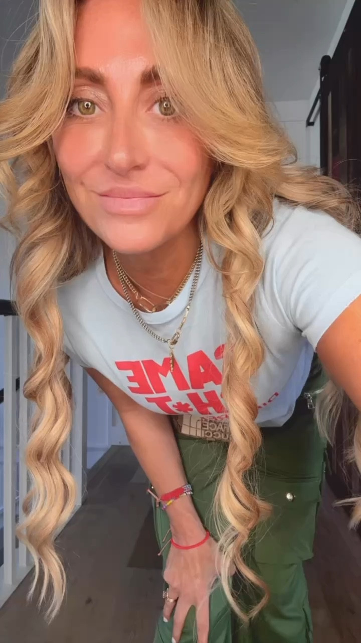 These tees are so cute from @daydreamerlaclothing and pants Alice and Olivia! 

#LTKVideo #LTKFindsUnder100