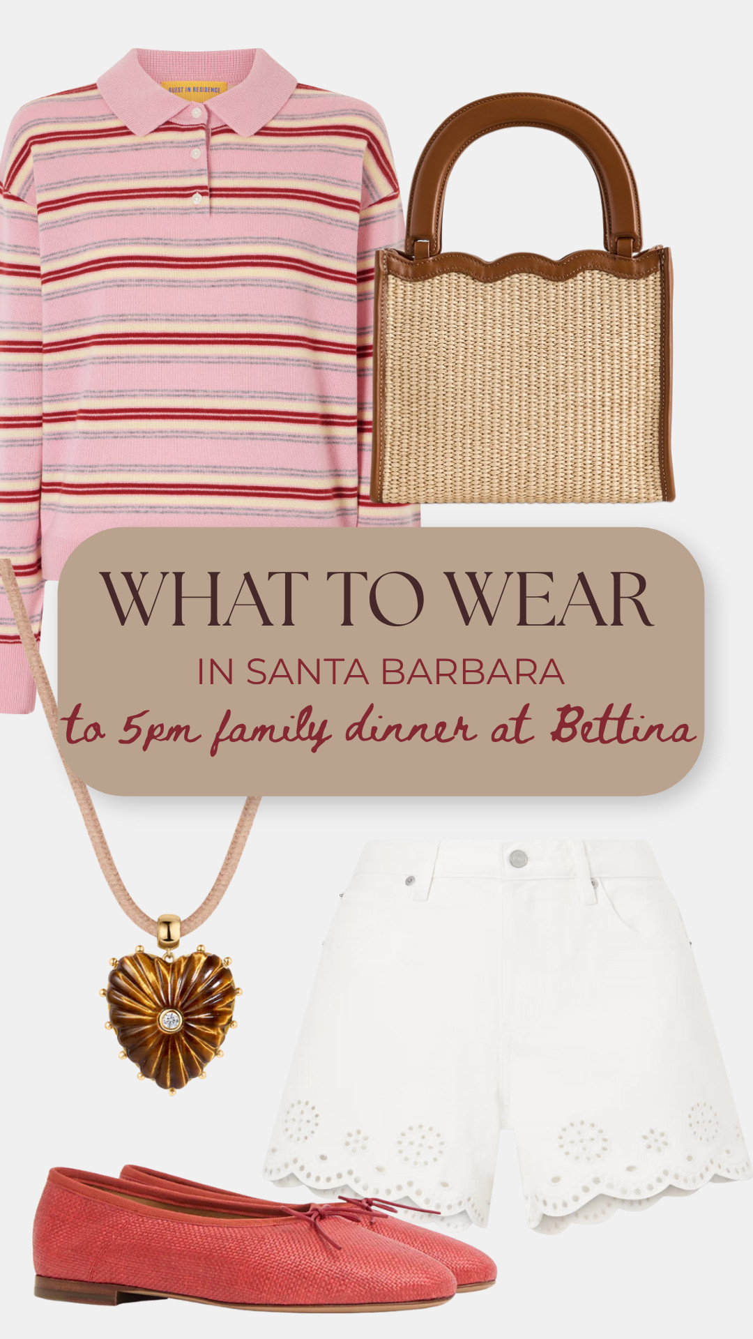 Santa Barbara to 5pm family dinner at Bettina 

 #LTKootd #LTKTravel