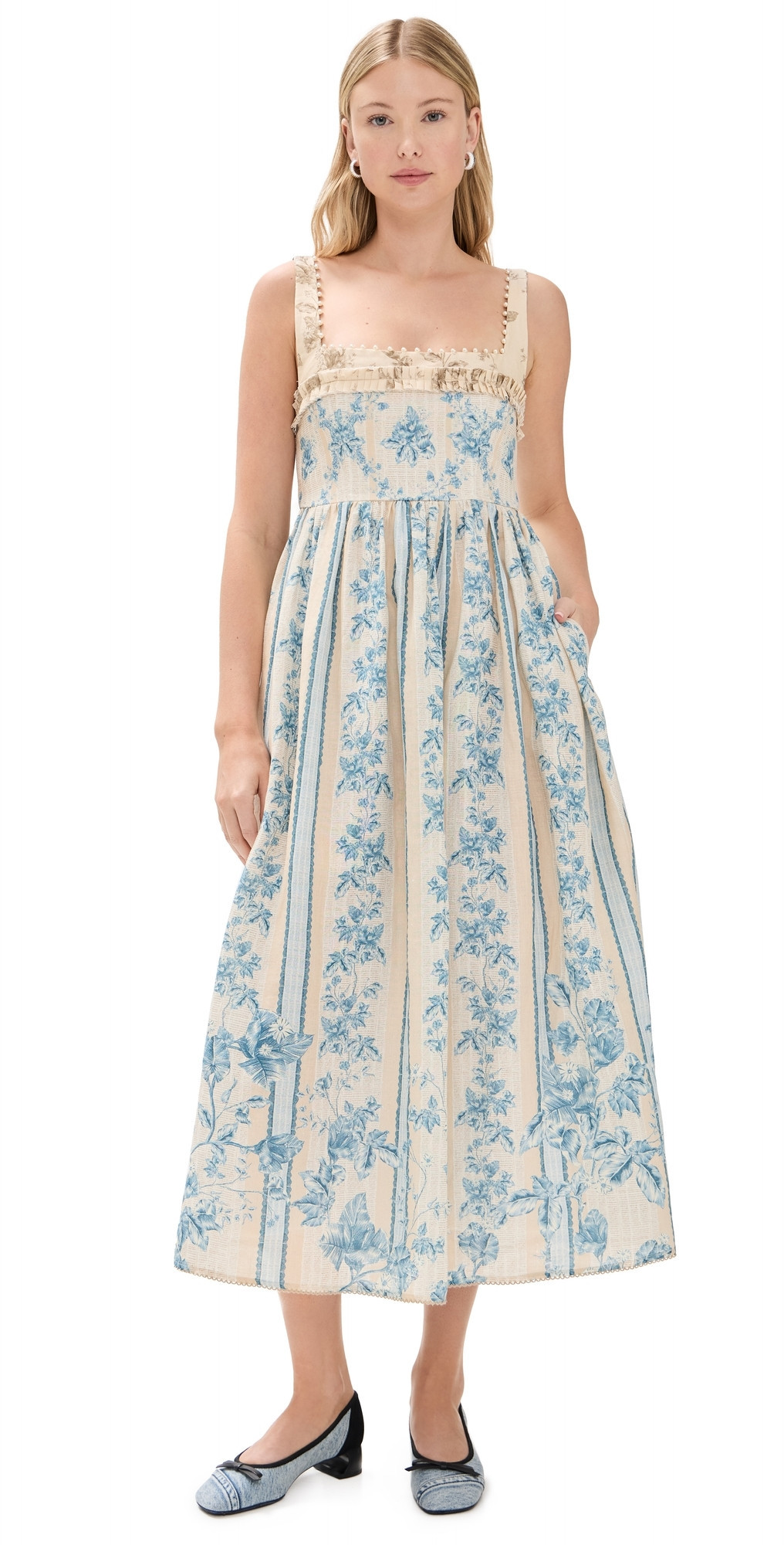 Agua by Agua Bendita Barbara Bougainvillea Dress Multicolor XS | Shopbop