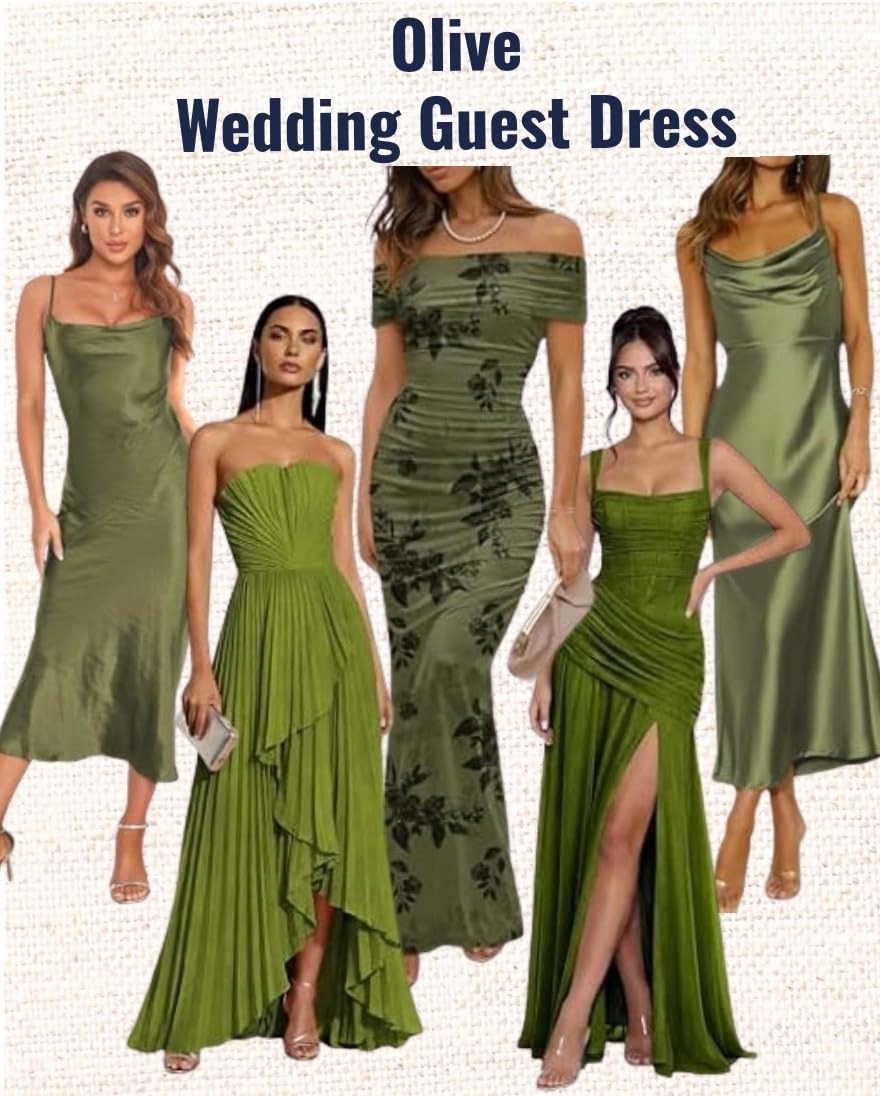 Olive green wedding guest dress ideas

#LTKootd #LTKWedding #LTKSaleAlert