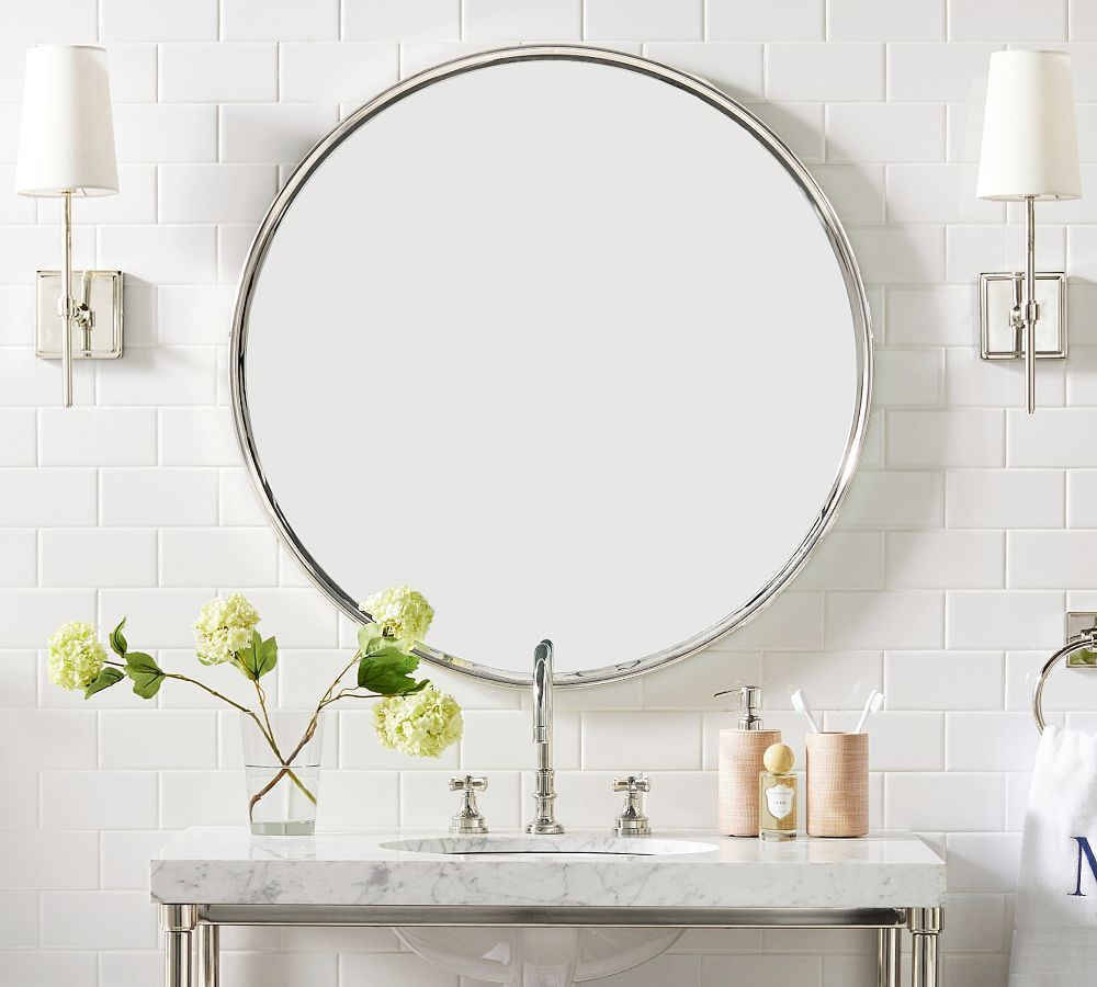 Everson Round Mirror | Pottery Barn (US)