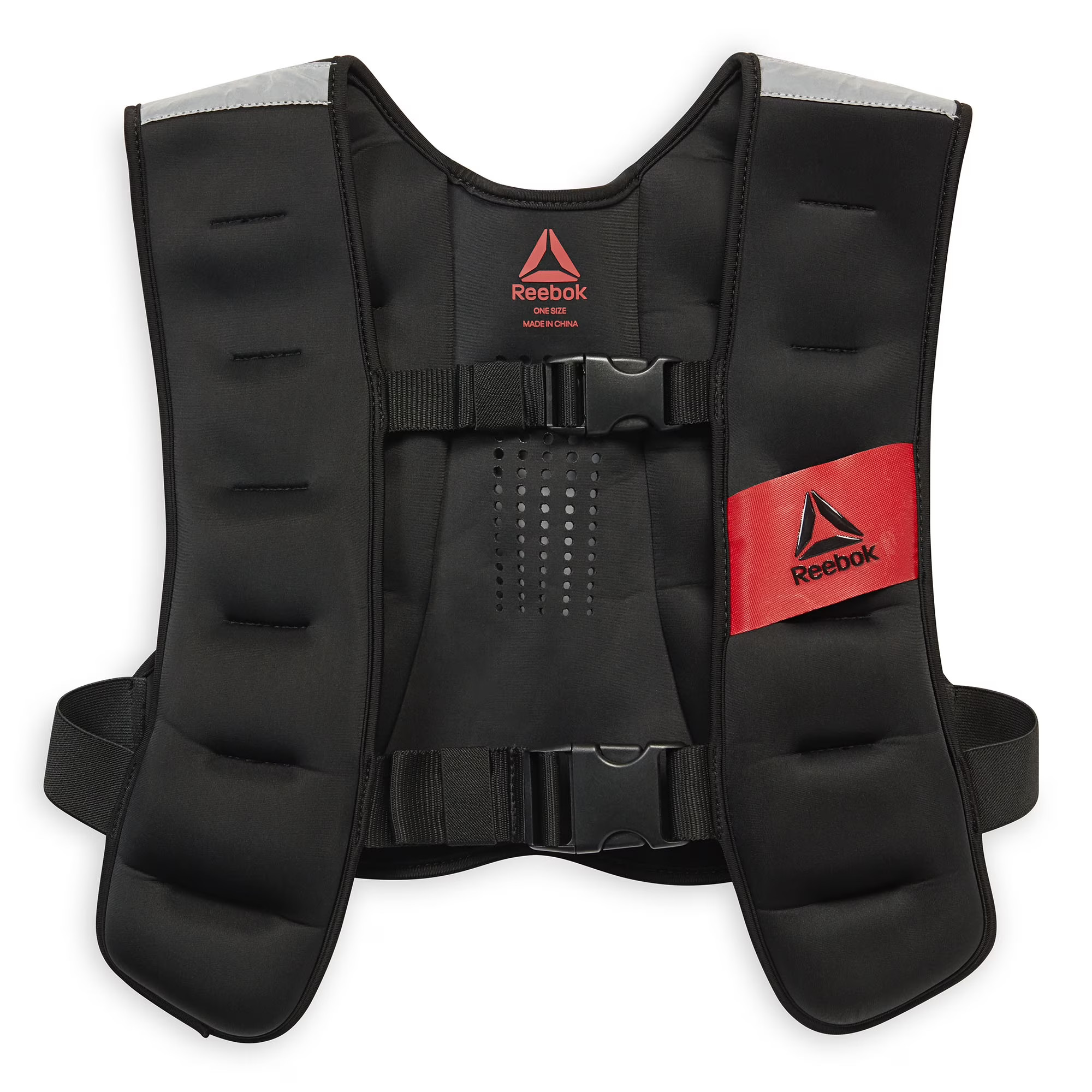 Reebok Delta Weighted Vest 12Lb, 20lb, 40lb, Black, Adjustable, Unisex Sizing | Walmart (US)