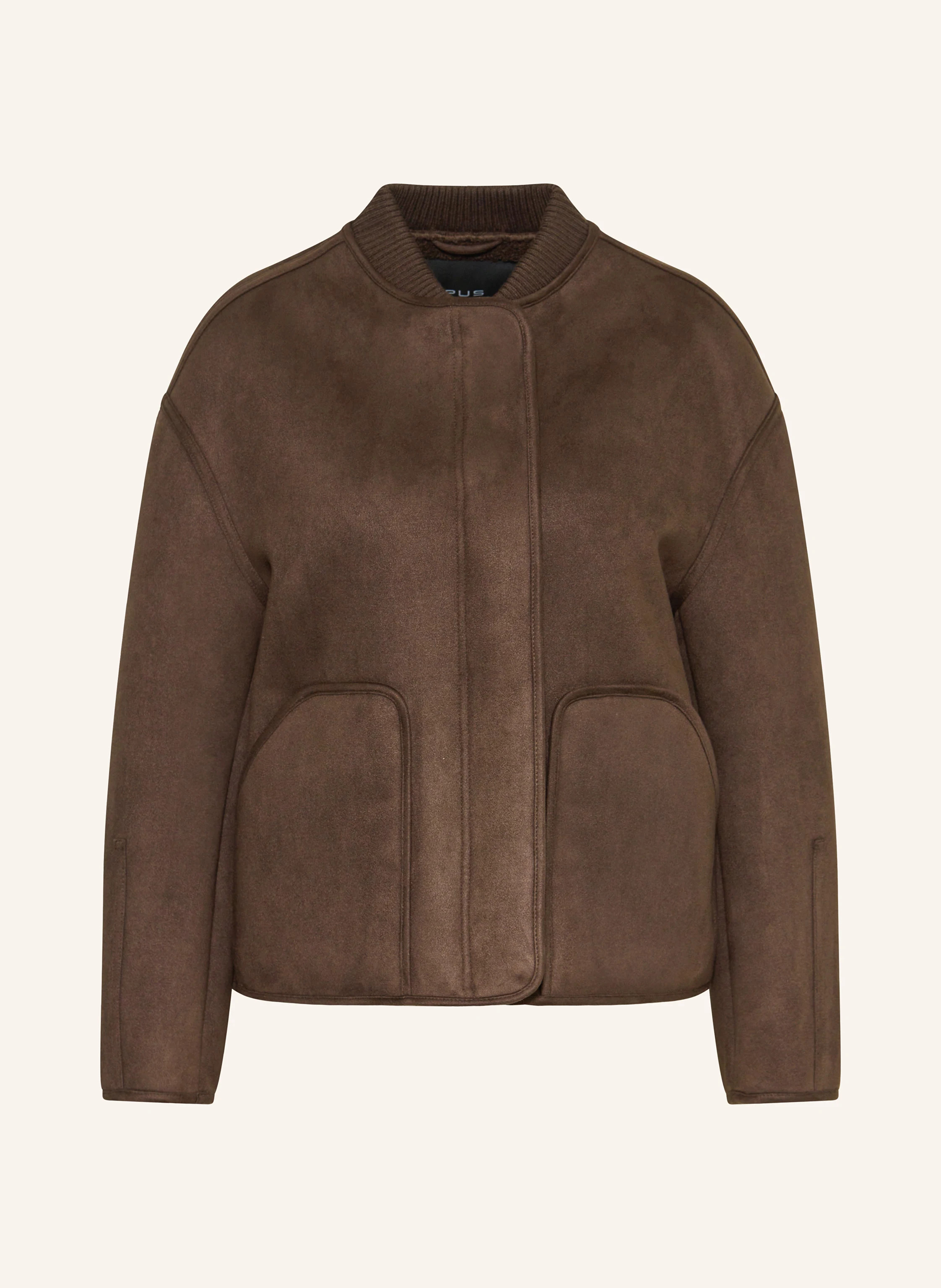 OPUS Jacke HALISSA in Lederoptik in dunkelbraun | Breuninger (DACH)