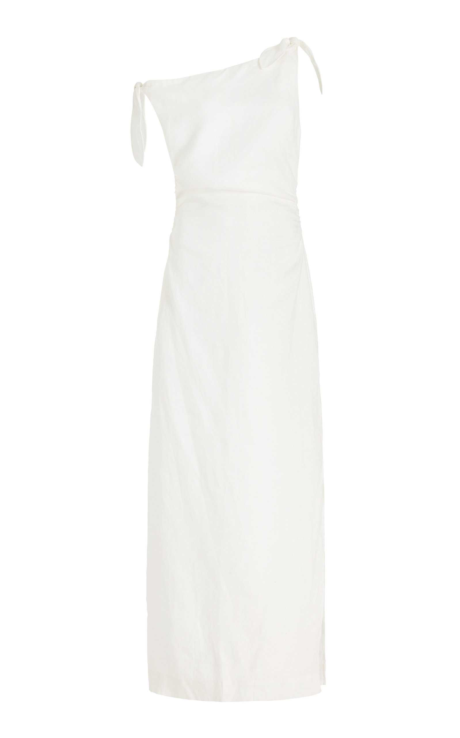 Bettina Linen Midi Dress | Moda Operandi (Global)