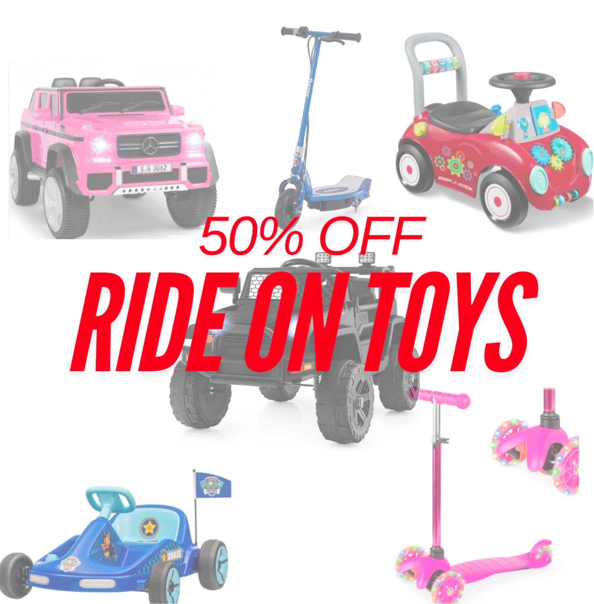 HALF OFF of ride on toys at Target!!! Hurry! 🚨🚨🚨

#LTKCyberWeek #LTKGiftGuide #LTKSaleAlert