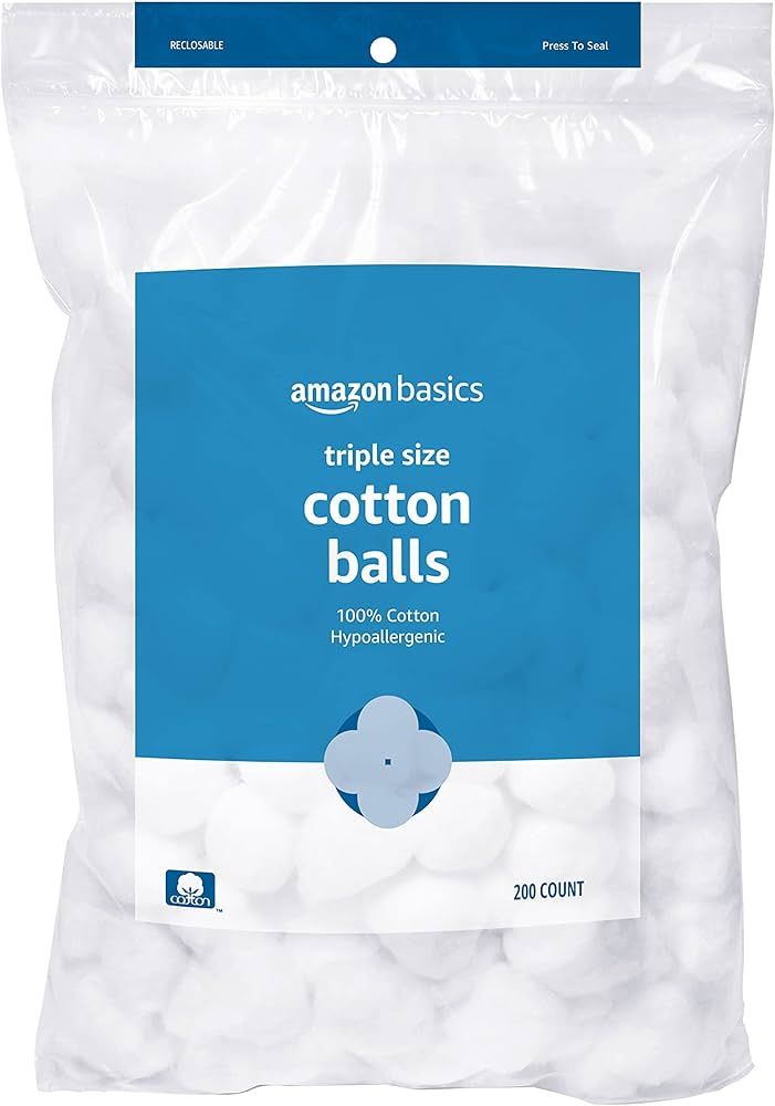 Amazon Basics Cotton Balls, 200 Count (Previously Solimo) | Amazon (US)
