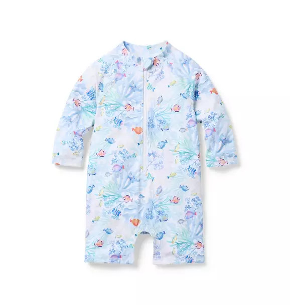 Baby Coral Reef Rash Guard Swimsuit | Janie and Jack