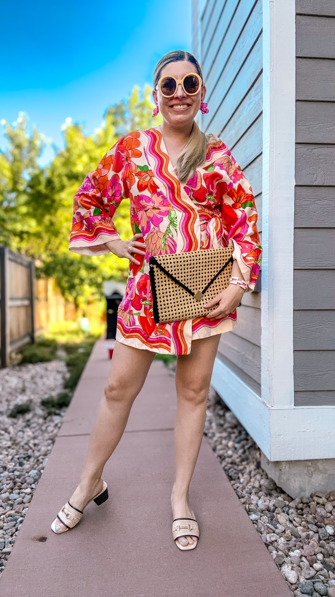 Look 12
Tropical Luxe 🌴 
A Curated Capsule Series

🎉 This one is vibrant, joyful, and very much end-of-summer energy. For anyone not ready to pack away the color just yet this Farm Rio dress is a dream. The fabrication is as luxe as it looks, and the print is the kind that makes you smile the second you put it on.

I kept the accessories neutral so the dress could shine, with one exception: playful, colorful earrings to tie it all together. 🩷 

This piece is on sale now AND is also available to rent. If you want to try before you buy, you can snag it on Nuuly - I’ll include a link for $30 off your first month.

Nuuly coupon (or find in my IG bio)
https://share.nuuly.com/kat42828
 
About this series:
Tropical Luxe is my late-summer capsule - a collection of bold, vibrant looks with luxe fabrics, playful prints, and breezy silhouettes. Think of it as a capsule wardrobe for maximalists: joyful, colorful, and made for the hottest days of the year. 🌴✨

#FarmRio #FarmRioStyle #FarmRioLovers #TropicalLuxe #SummerStyle #ResortWear #CapsuleWardrobe #MaximalistStyle #OOTDInspo #NuulyStyle #RentalFashion

#LTKSeasonal #LTKSaleAlert #LTKStyleTip