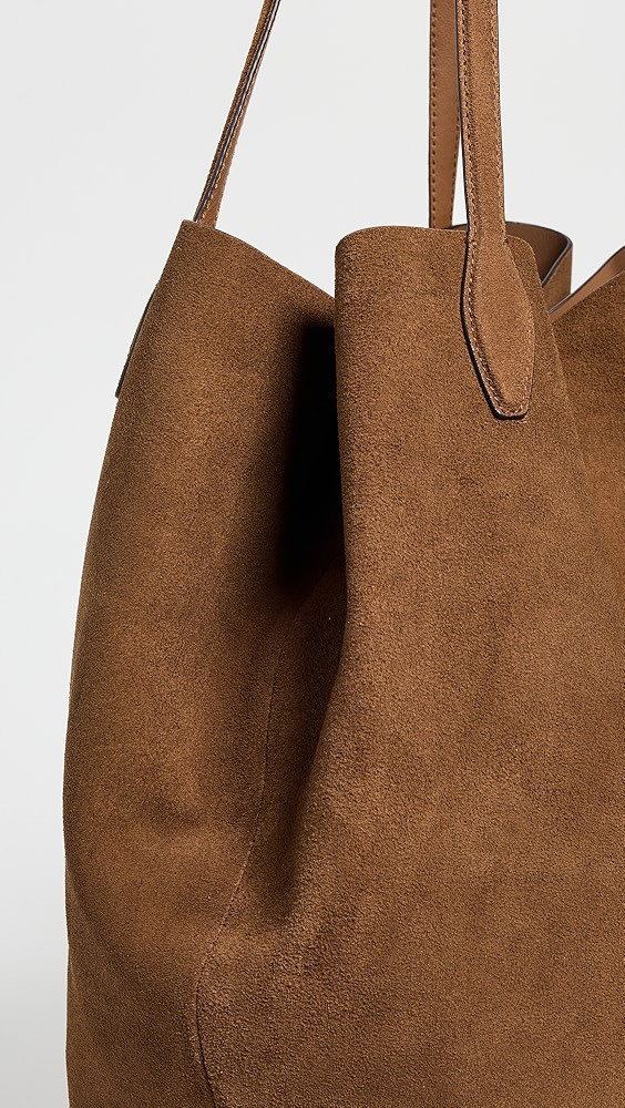 The Oversized Shopper Tote in Soft Grain Suede | Shopbop