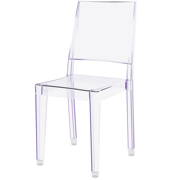 Normand Stacking Side Chair in Clear (Set of 4) | Wayfair North America