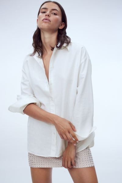 Oversized Oxford Shirt | H&M (US + CA)